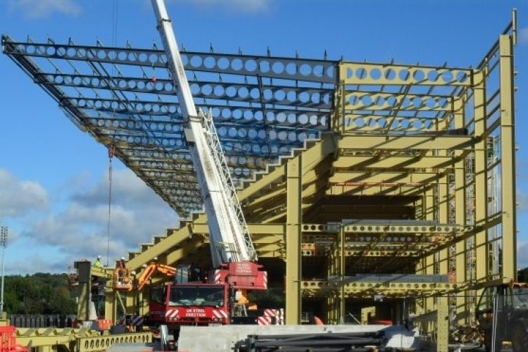 Last year Billington worked on Copthall Stadium, home of Saracens Rugby Club