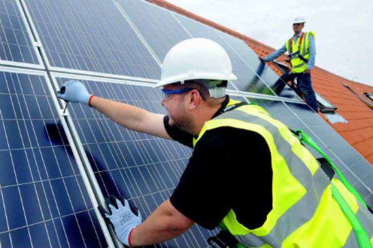 Installing solar panels