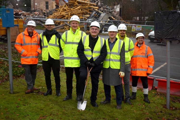 The groundbreaking event for Bearsden Early Years Centre was one of three held last week