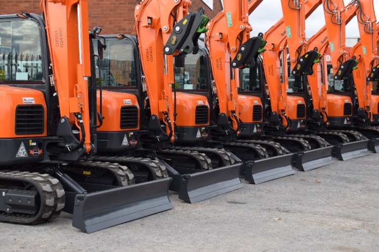 Bell's new mini-excavators