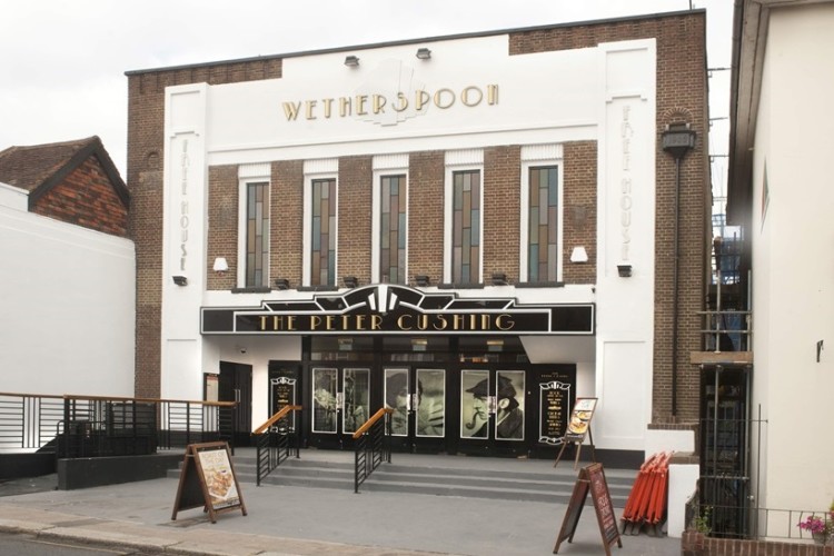 The Peter Cushing in Whitstable used to be a moving picture house