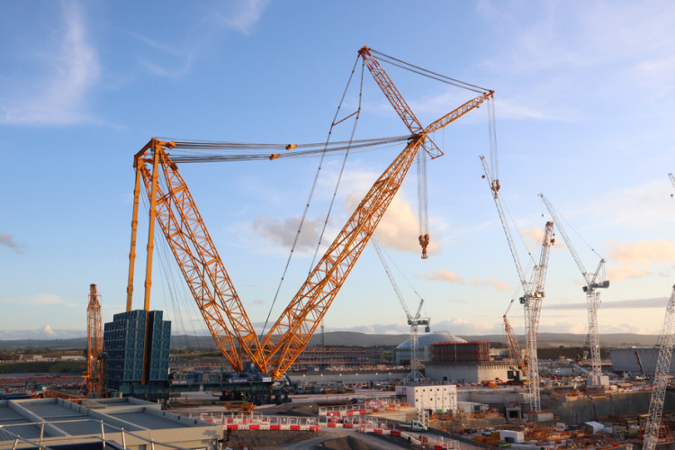 Big Carl is billed as the most powerful land-based crane in the world