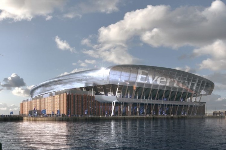 The Dan Meis-designed stadium is planned for Peel L&P&rsquo;s Liverpool Waters development