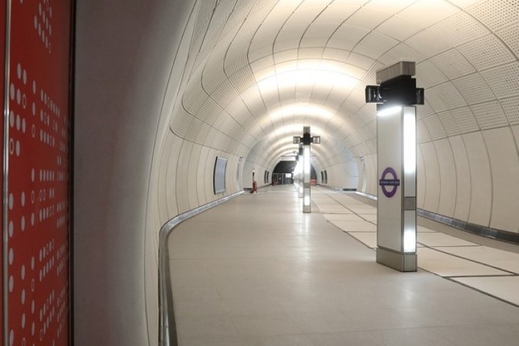 Tottenham Court Road station looks ready for trains