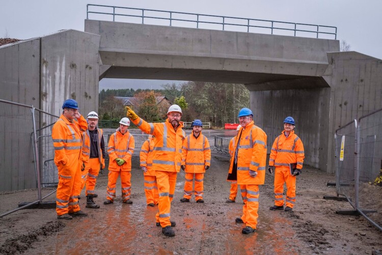 Graeme Dey made the announcement during a site visit