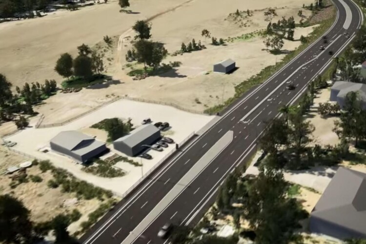 Duplication works for Victor Harbor Road form part of the contract