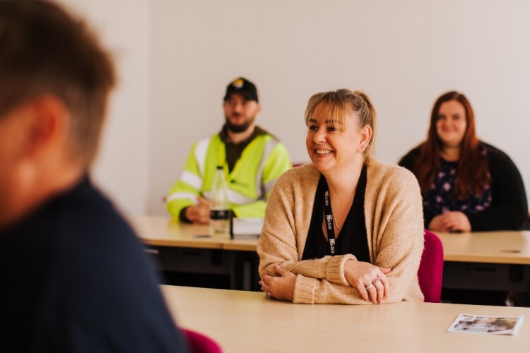 Kier staff on the modern slavery course