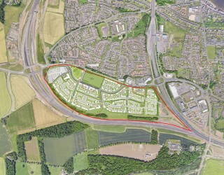 Masterplan for the site at Builyeon Road 