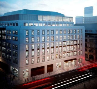 Image of the planned Bank development from Miller Hare