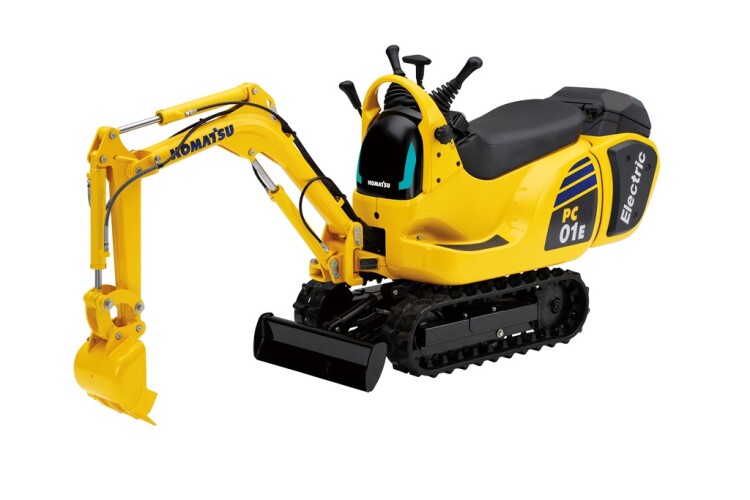 The PC01E-1 electric micro excavator