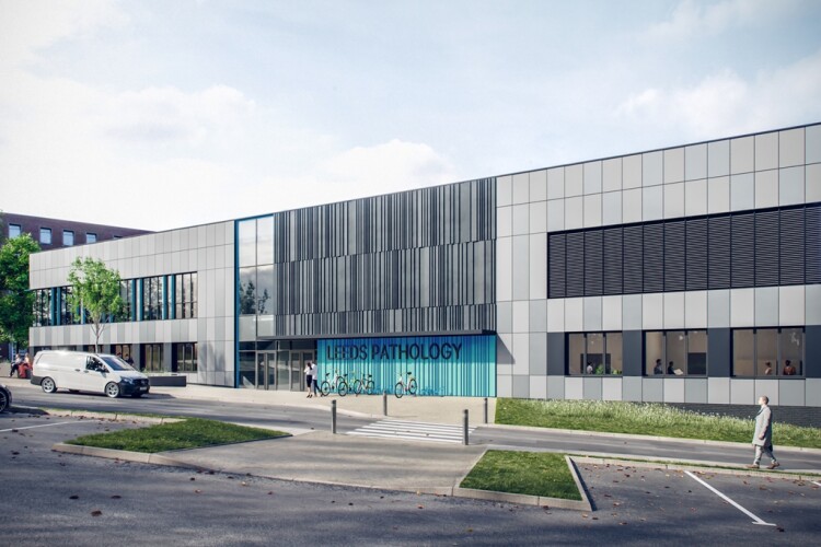 CGI of the planned lab building