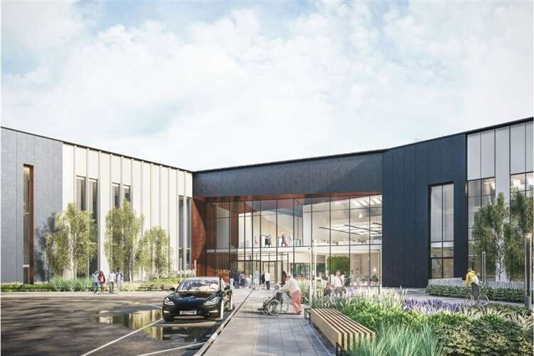 Artist's impression of the planned leisure and health centre