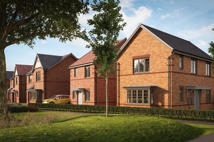 CGI of Avant Homes' development