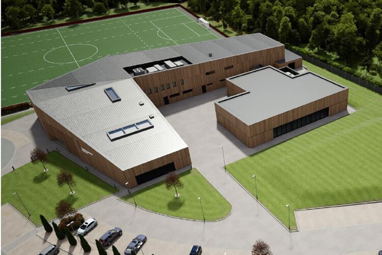 Artist's impression of new gym at Southampton FC&rsquo;s Staplewood training ground (Picture: KSS)