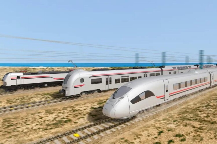 Siemens will provide eight-car high-speed trains, four-car regional train sets and freight locomotives for the project