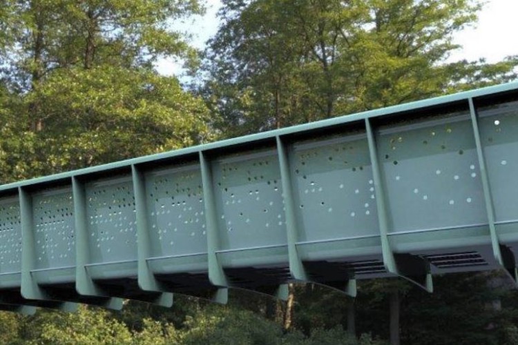 The GFRP modular footbridge in Oxford
