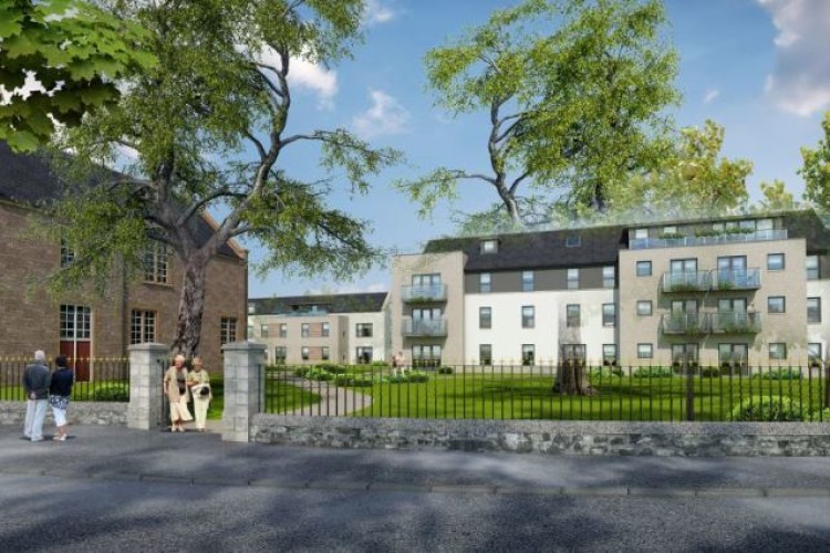 Artist's impression of the Midmills development