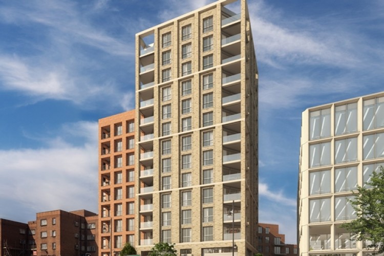 CGI of the new Hambrook House, as viewed from Brixton Hill
