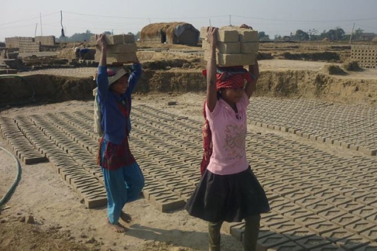 Child labour in Nepalese brick production