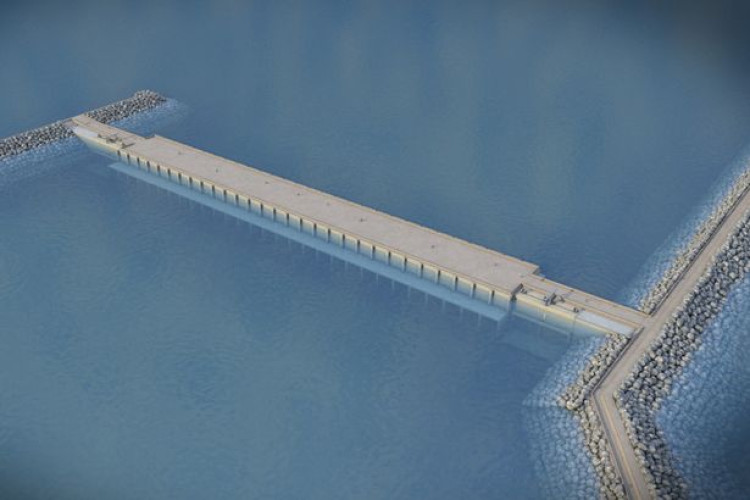 China Harbour Engineering Company (CHEC) its preferred bidder to build the six-mile lagoon wall 
