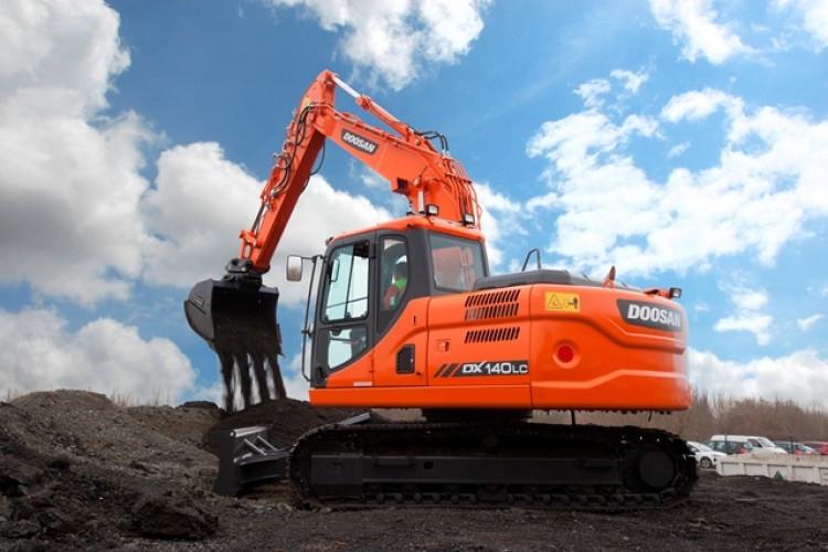 Doosan DX140LC-3 crawler excavator