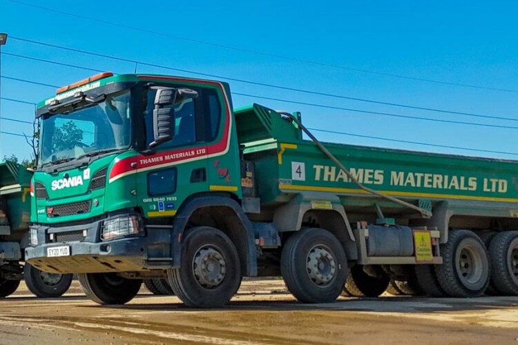 Thames Materials runs a fleet of 62 vehicles and turned over £34m last year
