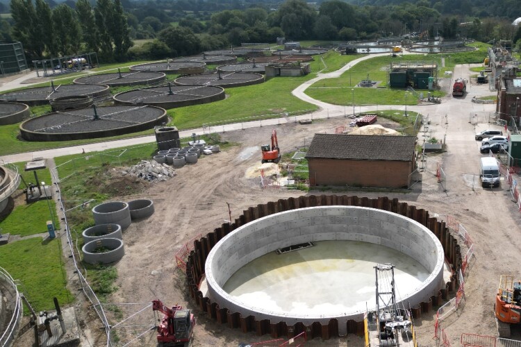 Chickenhall wastewater treatment works in Eastleigh is among the dozen plants that Kier will be working on