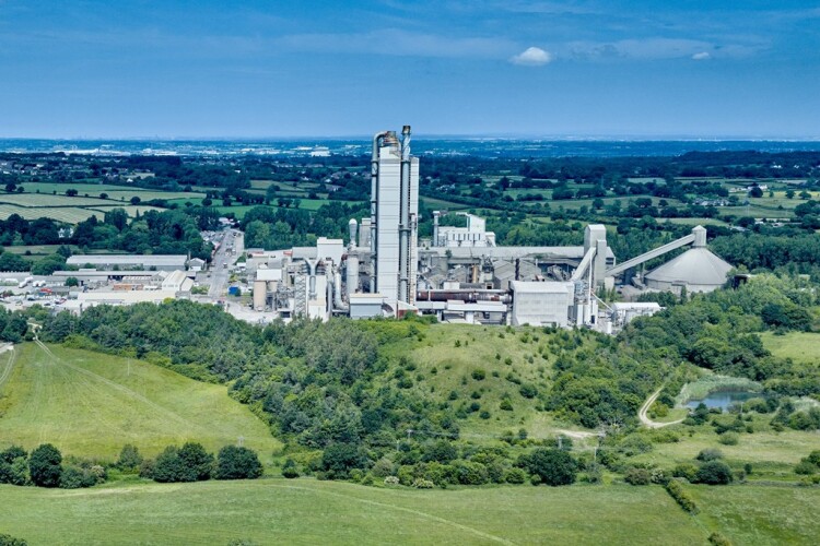 Padeswood cement works in north Wales