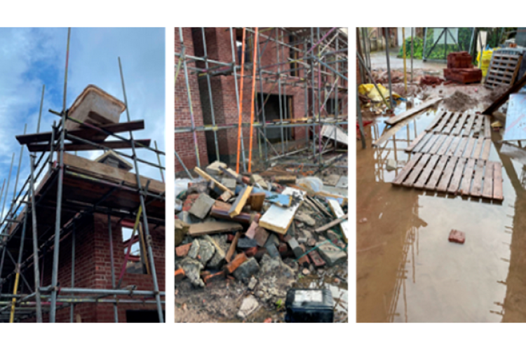 This was the state of Stockport Development's site 