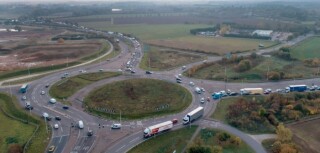 Black Cat roundabout today