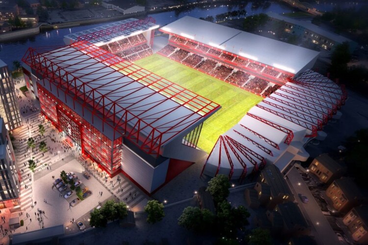 Benoy's design for the new Peter Taylor Stand