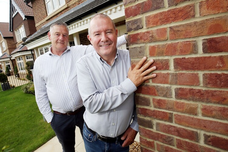 Brickwork Direct managing director Ken Collins (right) with his quantity surveyor Nick Wilson (left)