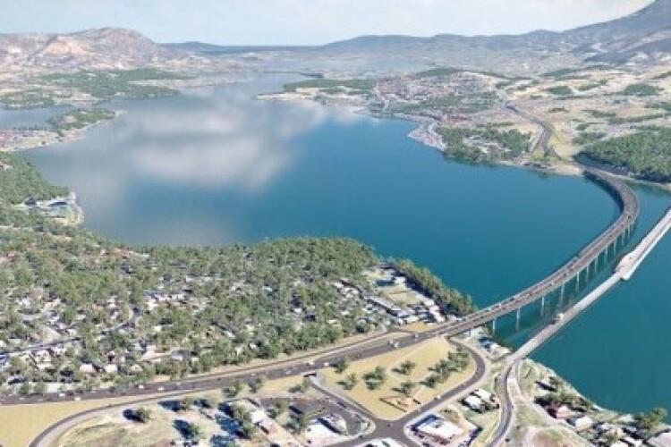 Work starts on new Hobart road-bridge