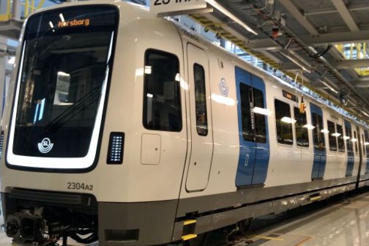 Stockholm's metro is expanding to accommodate a growing population (C) Bombardier