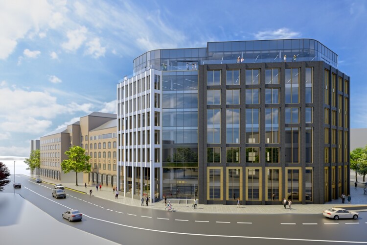 CGI of the remodelled 100 Victoria Street (Image from AWW Architects)