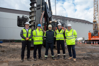 Piling work starts at Sheffield Forgemasters’ new forging line