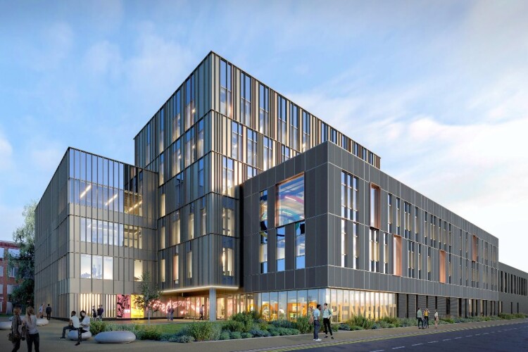 CGI of the new Bridgend campus [Images courtesy of Rio Architects]