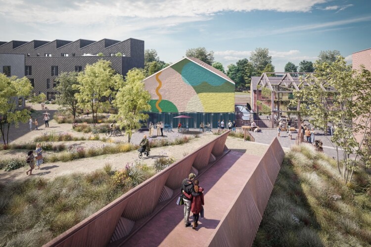 CGI of the Attercliffe Waterside scheme