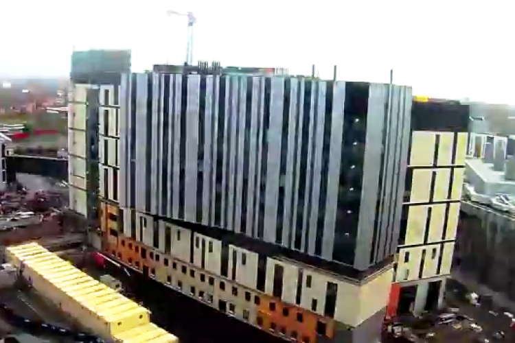 Carillioin put combustible cladding on on the Royal Liverpool University Hospital
