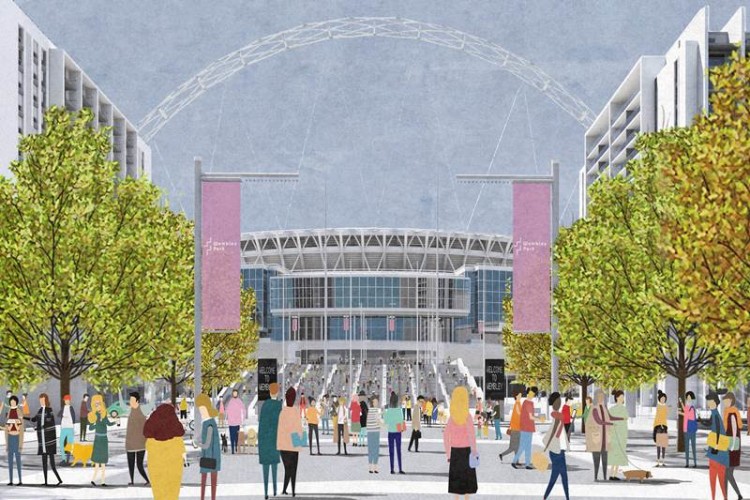 How the new Wembley Way will look