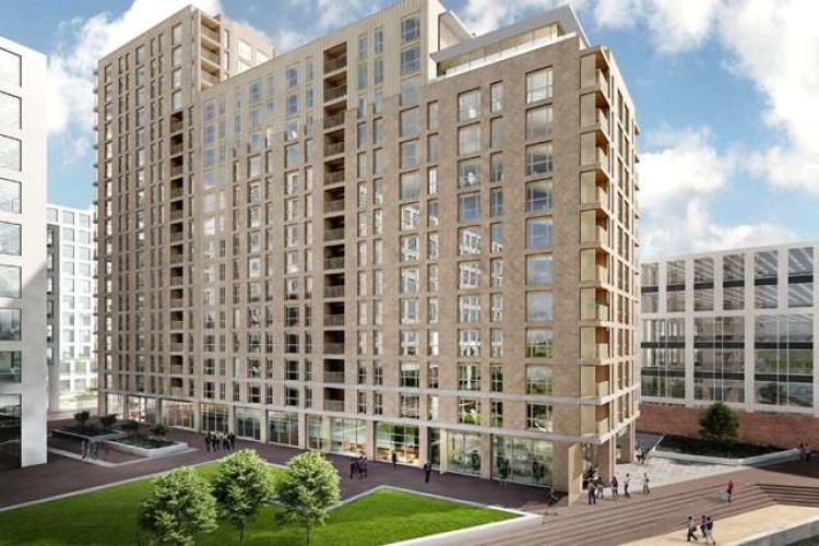 The 18-storey tower block will have 242 flats for rent