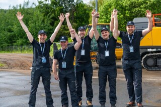 The Poland team, Golden Boys, from Volvo Maszyny Budowlane The Poland team, Golden Boys, from Volvo Maszyny Budowlane