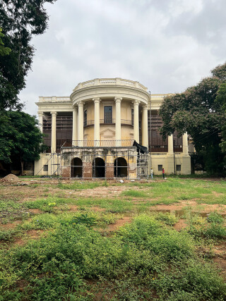 The south portico before restoration&hellip;