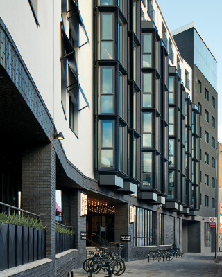 Red carried out the complete refurbishment of 100 Shoreditch for the Lore Group