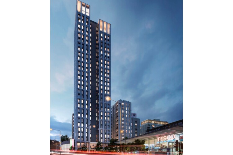 Designed by Corstorphine & Wright, the tallest block will be 33 storeys