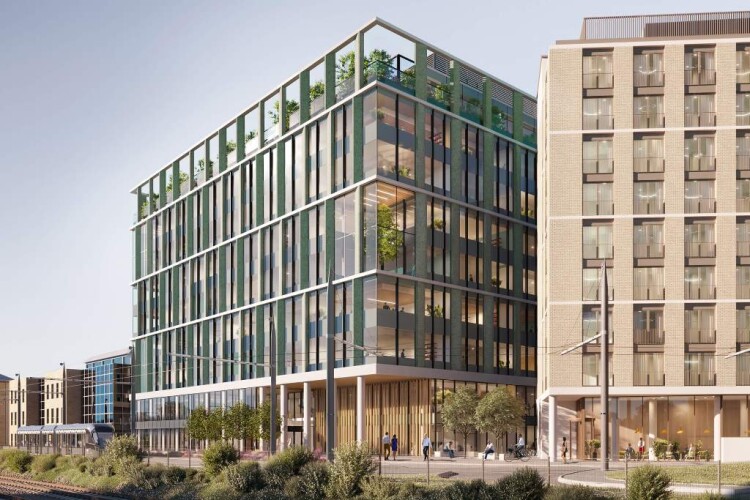 The 20 Haymarket Yards development is designed by 7N Architects 