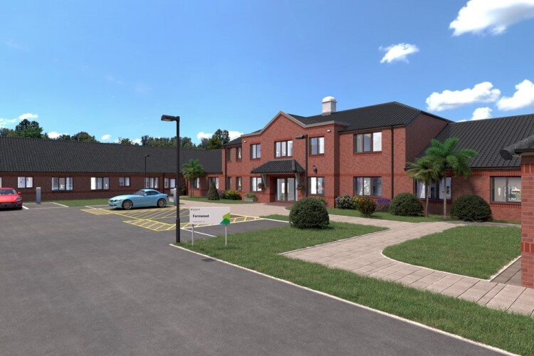 CGI of Fernwood care home in Knowsley
