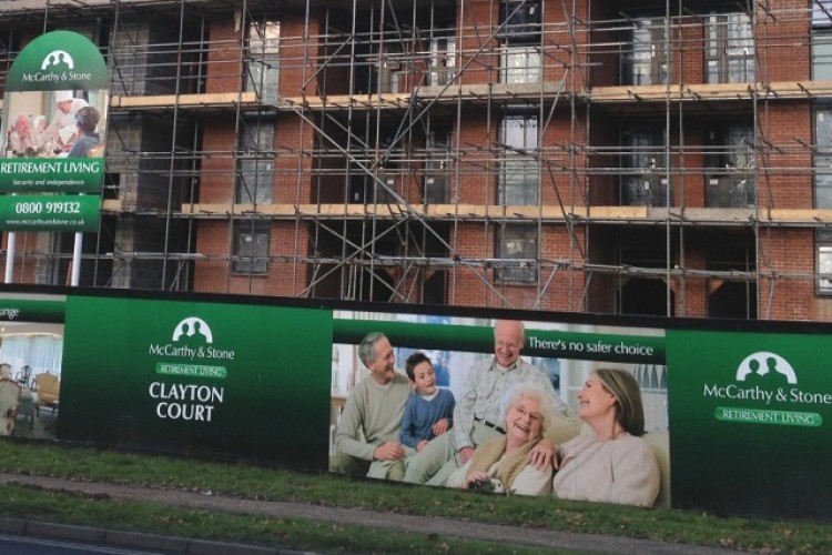 McCarthy & Stone specialises in apartments for downsizing older folk