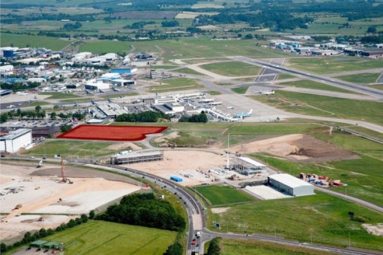 The site next to Aberdeen airport
