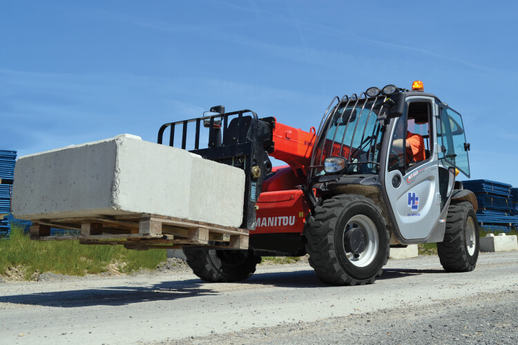 The number of telehandlers sold in the UK fell by 57.2% in 2020